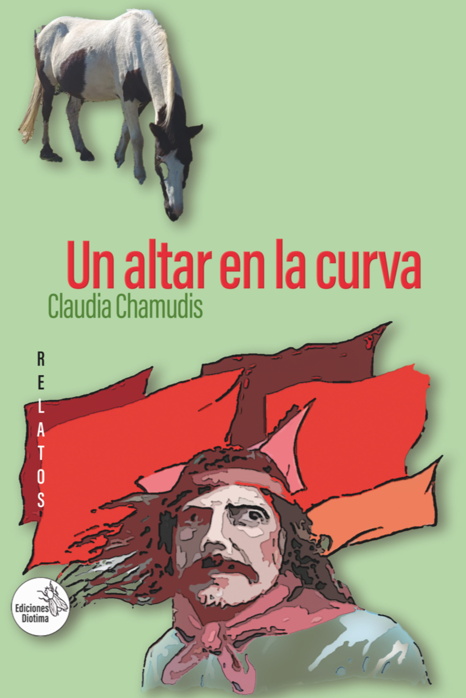 Tapa de Un altar en la curva de Claudia Chamudis